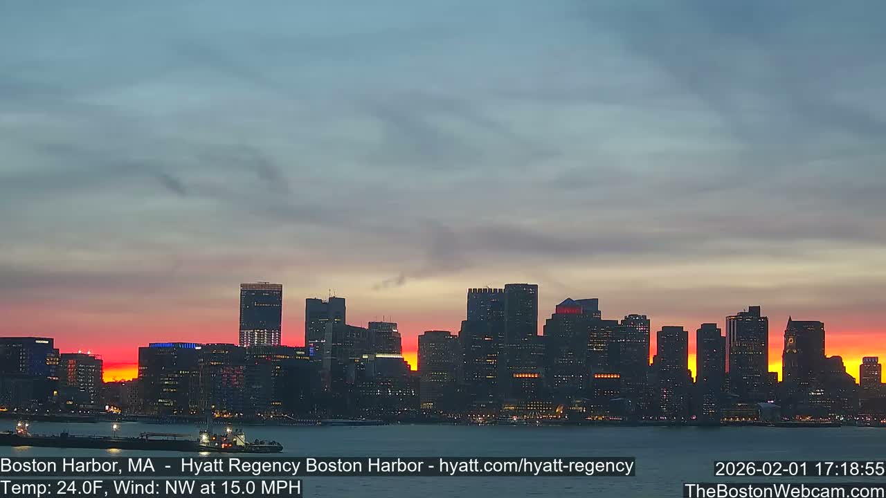 Boston Harbor, Massachusetts  Live Cam - Boston, Massachusetts, USA
