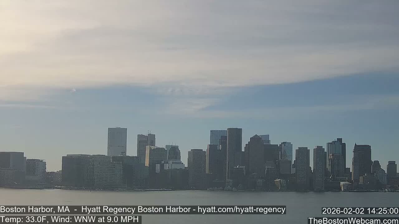 Boston Harbor, Massachusetts  Live Cam - Boston, Massachusetts, USA