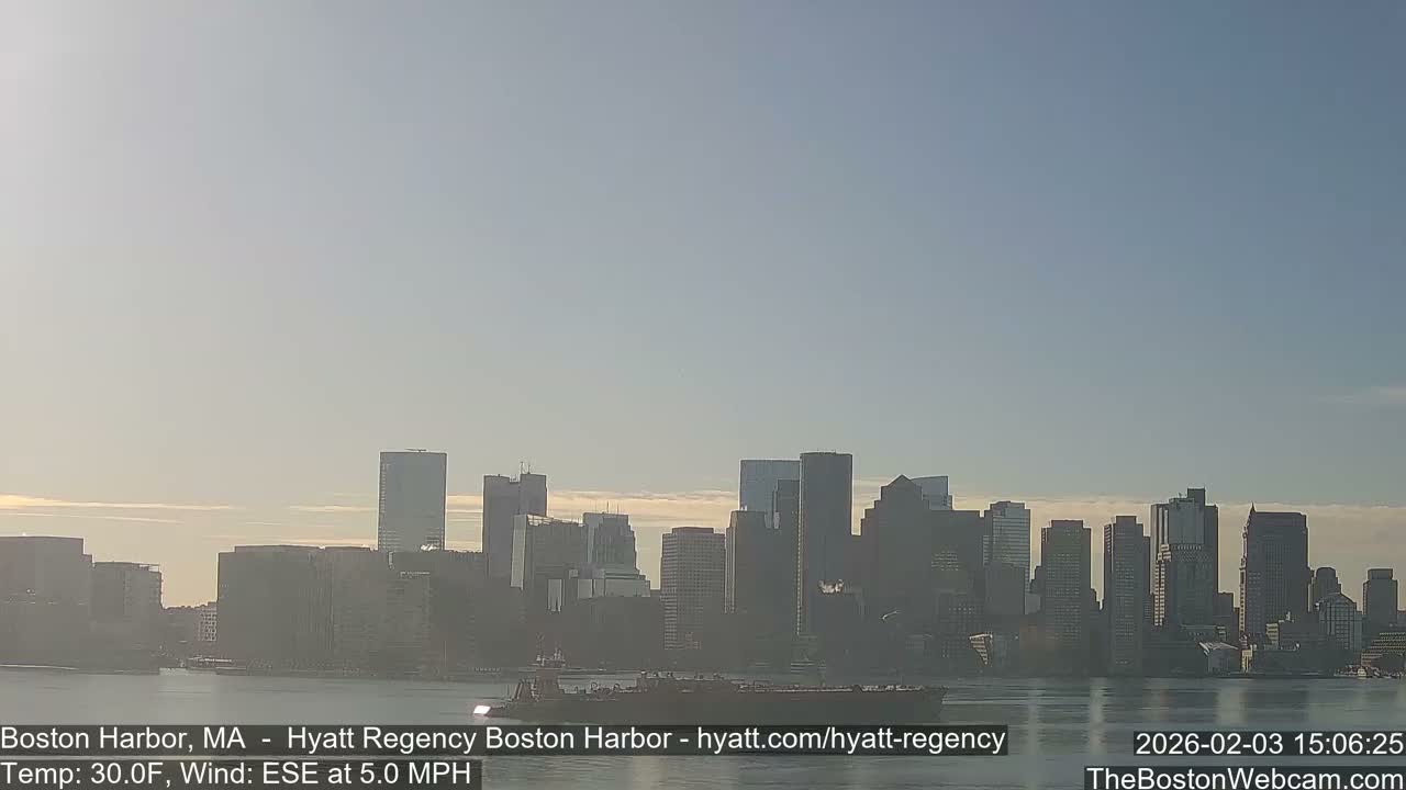 Boston Harbor, Massachusetts  Live Cam - Boston, Massachusetts, USA