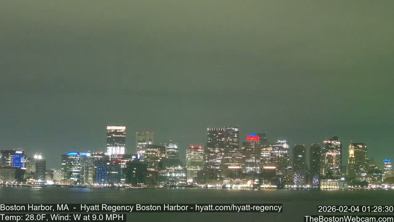 Boston Harbor, Massachusetts  Live Cam - Boston, Massachusetts, USA