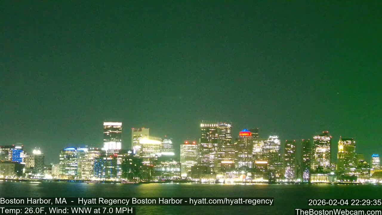 Boston Harbor, Massachusetts  Live Cam - Boston, Massachusetts, USA