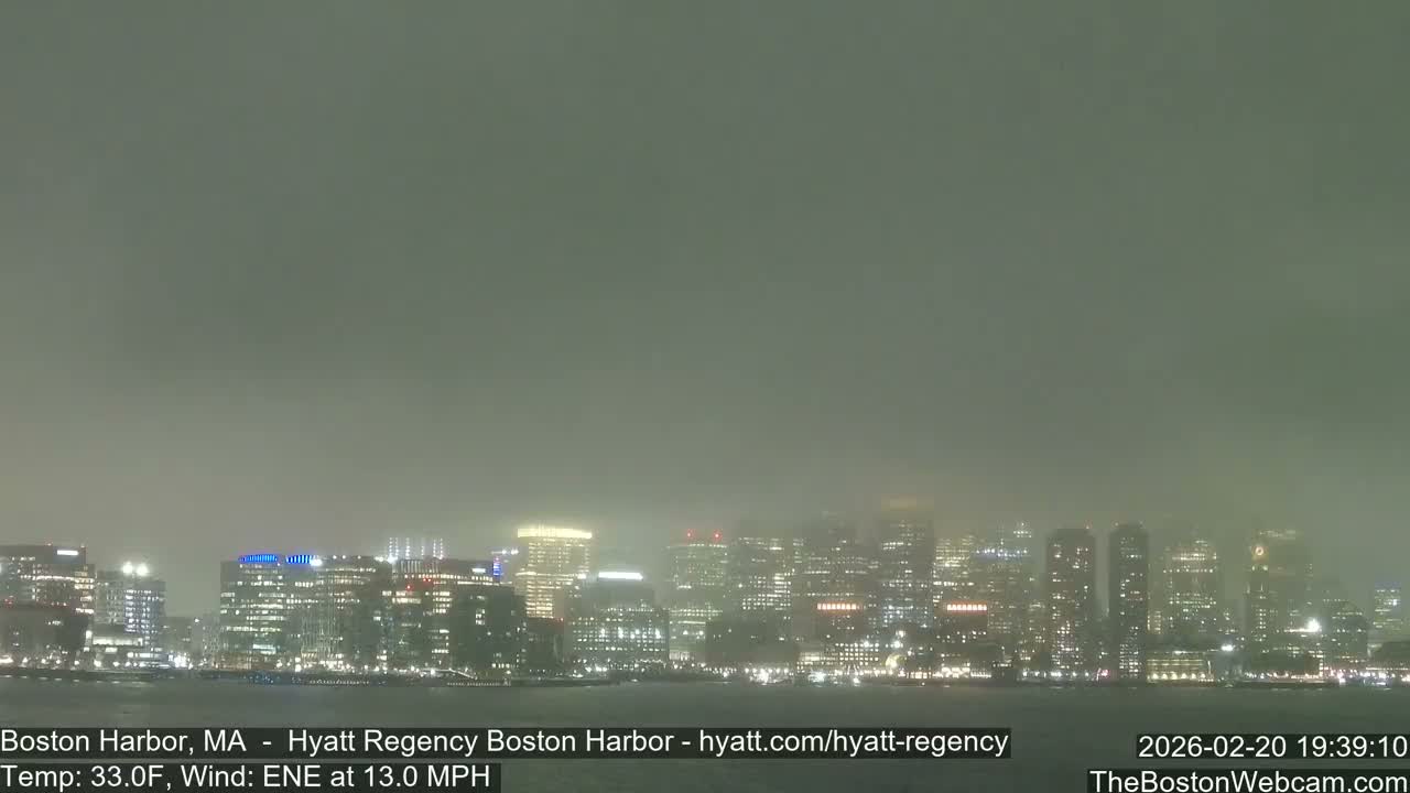 Boston Harbor, Massachusetts  Live Cam - Boston, Massachusetts, USA