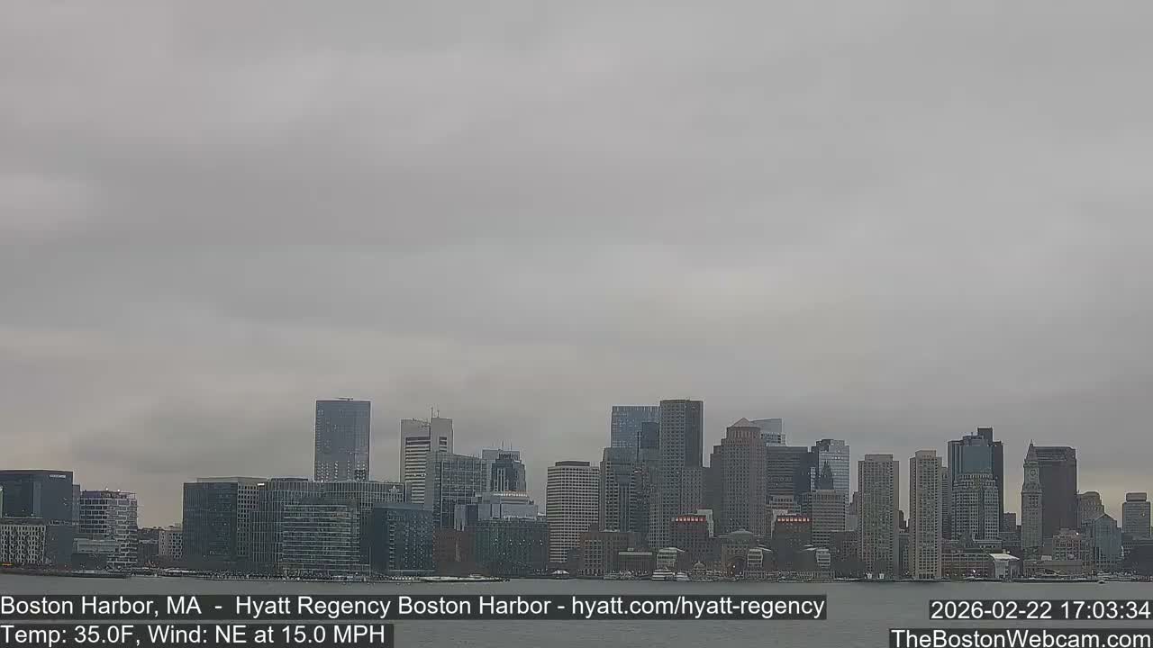 Boston Harbor, Massachusetts  Live Cam - Boston, Massachusetts, USA