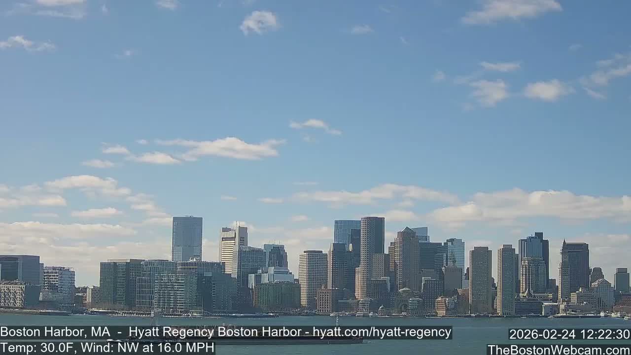 Boston Harbor, Massachusetts  Live Cam - Boston, Massachusetts, USA