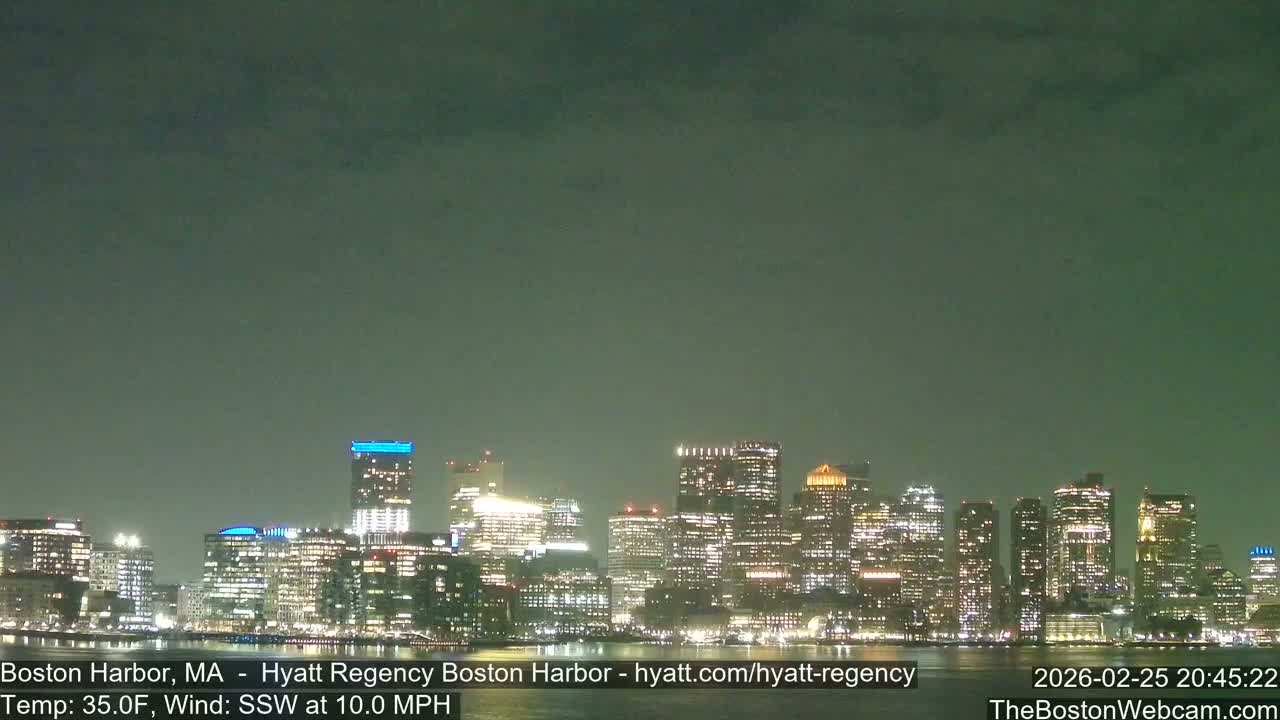 Boston Harbor, Massachusetts  Live Cam - Boston, Massachusetts, USA