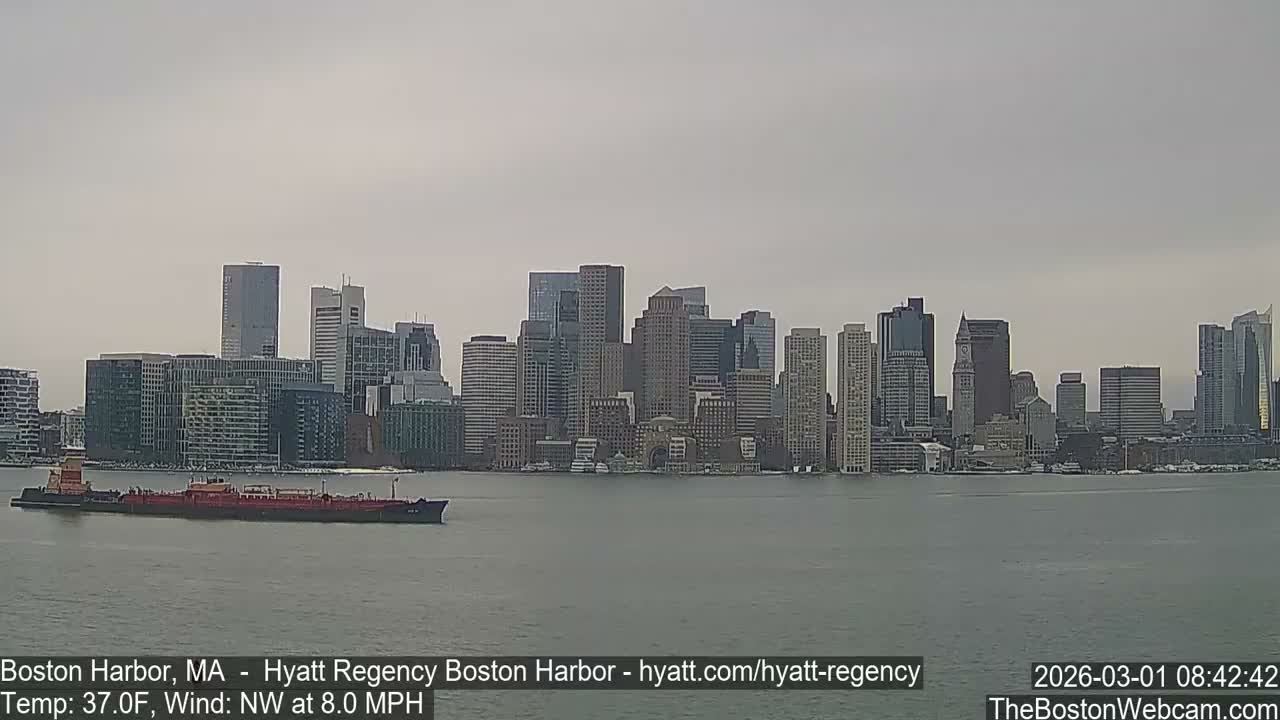 Boston Harbor, Massachusetts  Live Cam - Boston, Massachusetts, USA