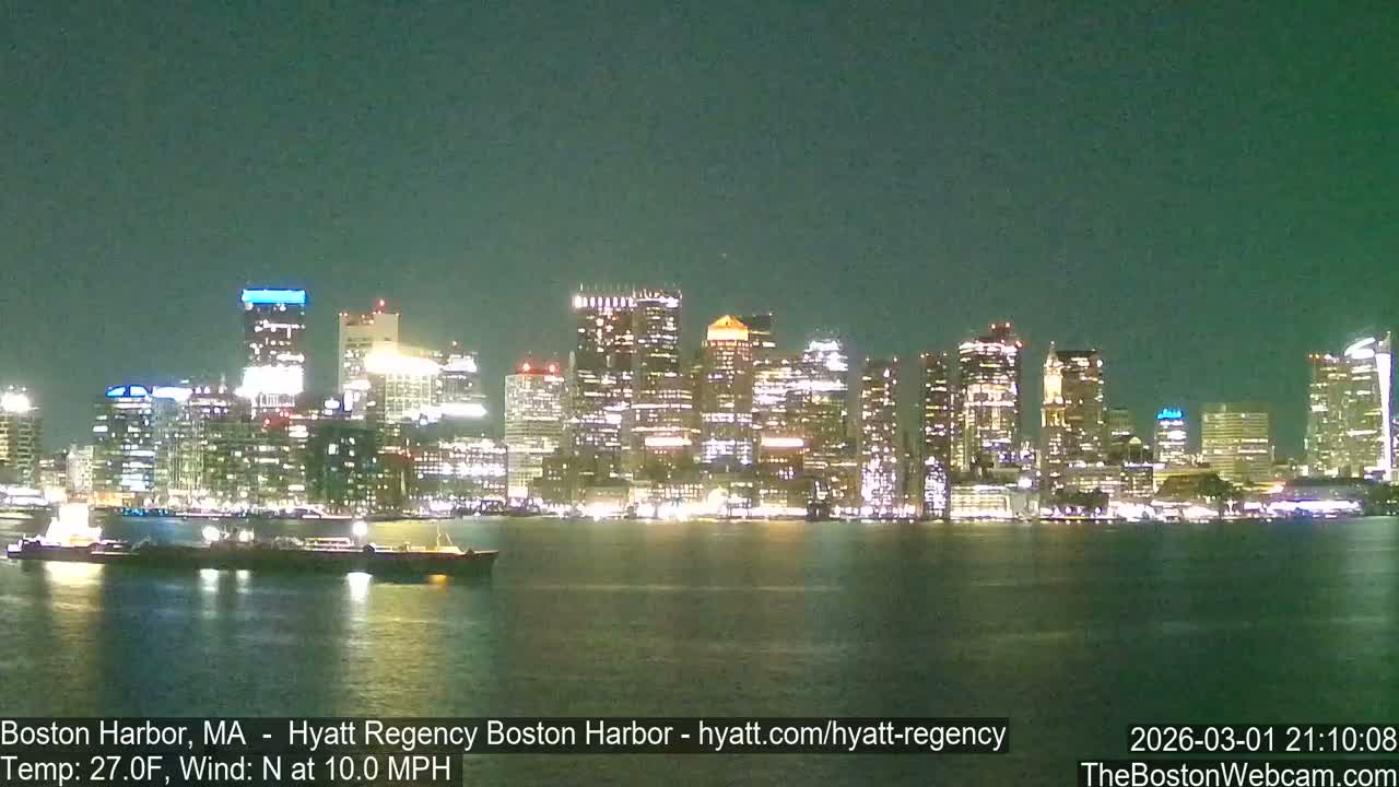 Boston Harbor, Massachusetts  Live Cam - Boston, Massachusetts, USA