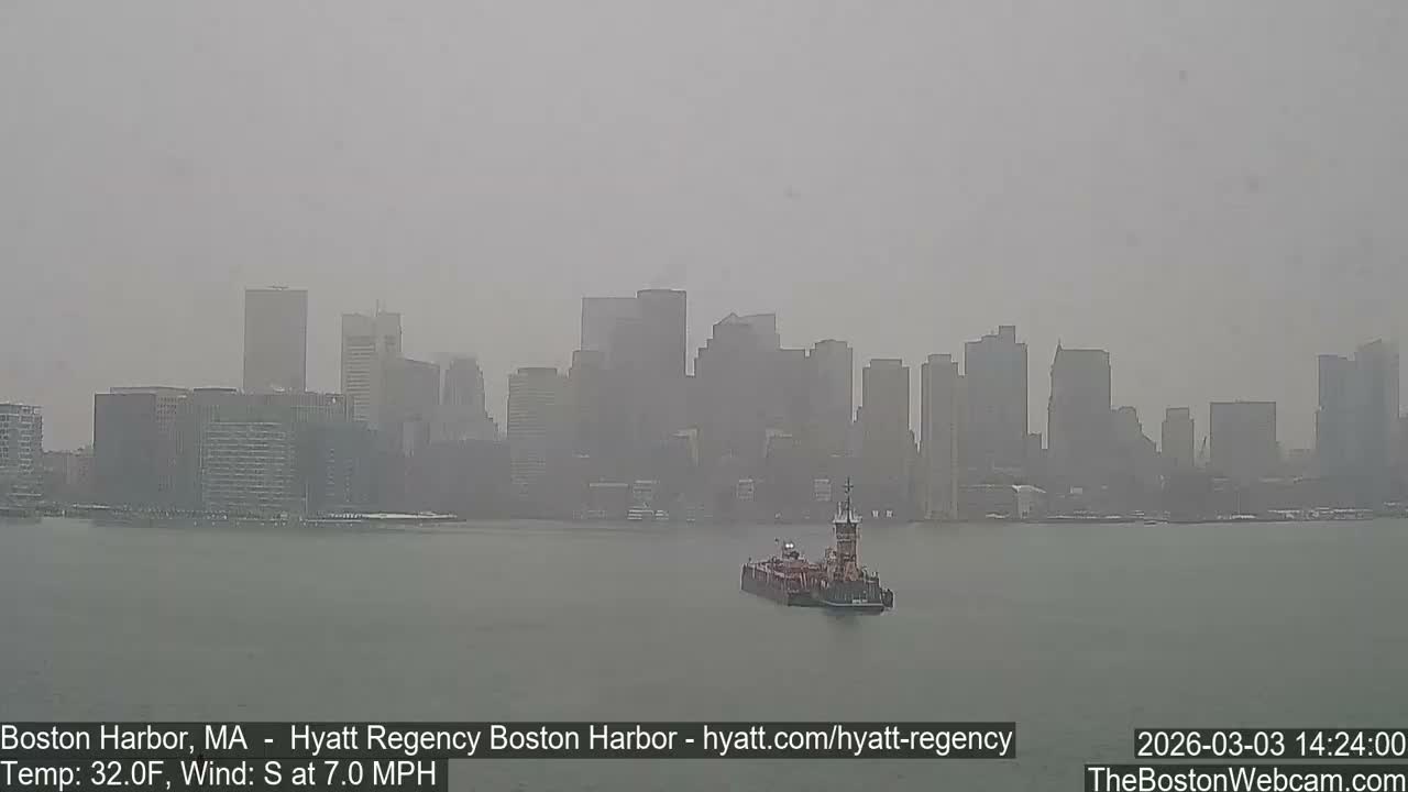 Boston Harbor, Massachusetts  Live Cam - Boston, Massachusetts, USA