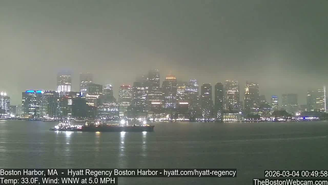 Boston Harbor, Massachusetts  Live Cam - Boston, Massachusetts, USA