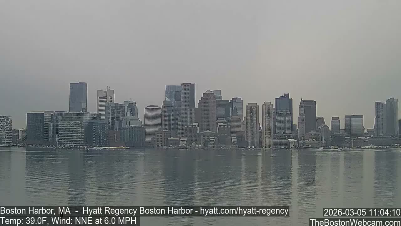 Boston Harbor, Massachusetts  Live Cam - Boston, Massachusetts, USA