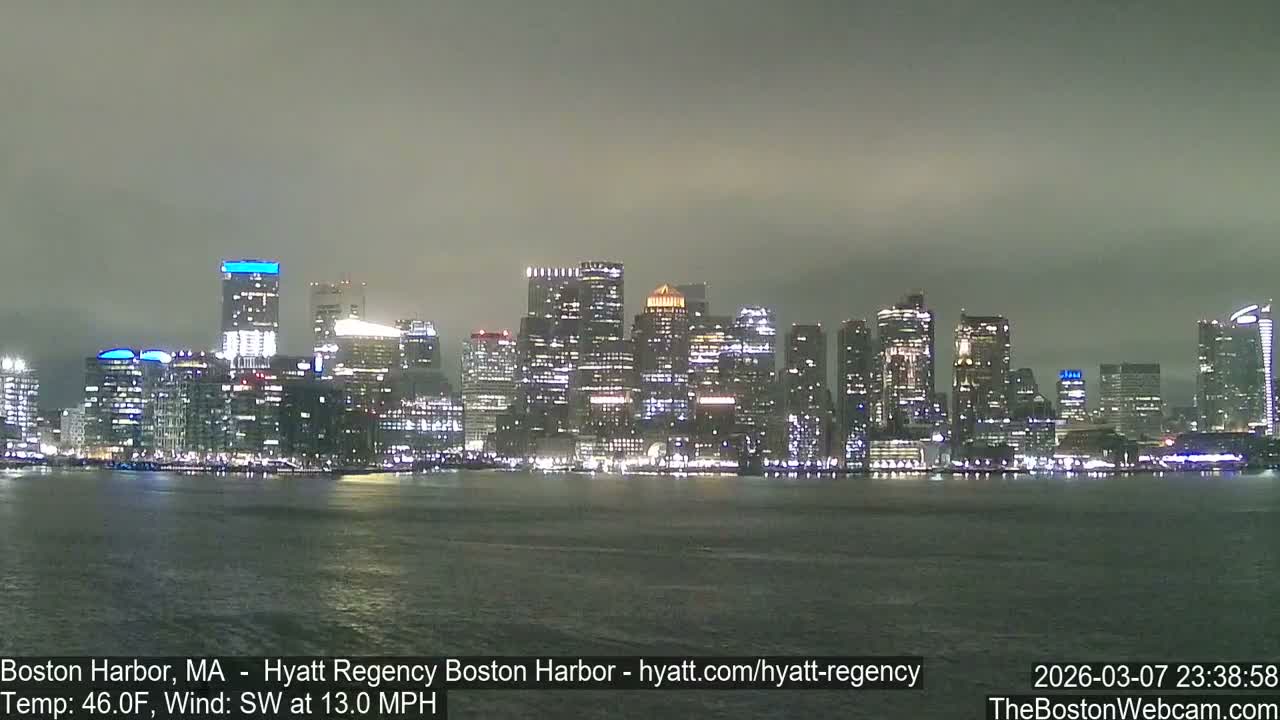 Boston Harbor, Massachusetts  Live Cam - Boston, Massachusetts, USA