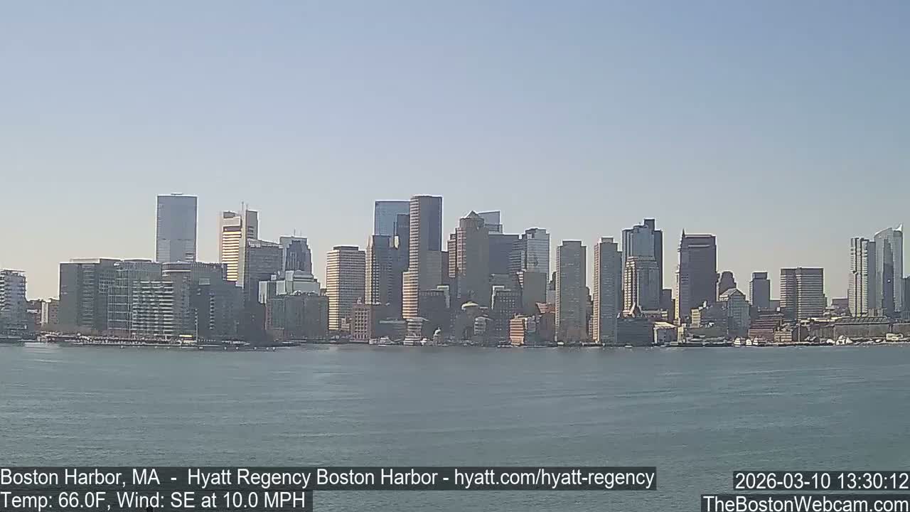Boston Harbor, Massachusetts  Live Cam - Boston, Massachusetts, USA