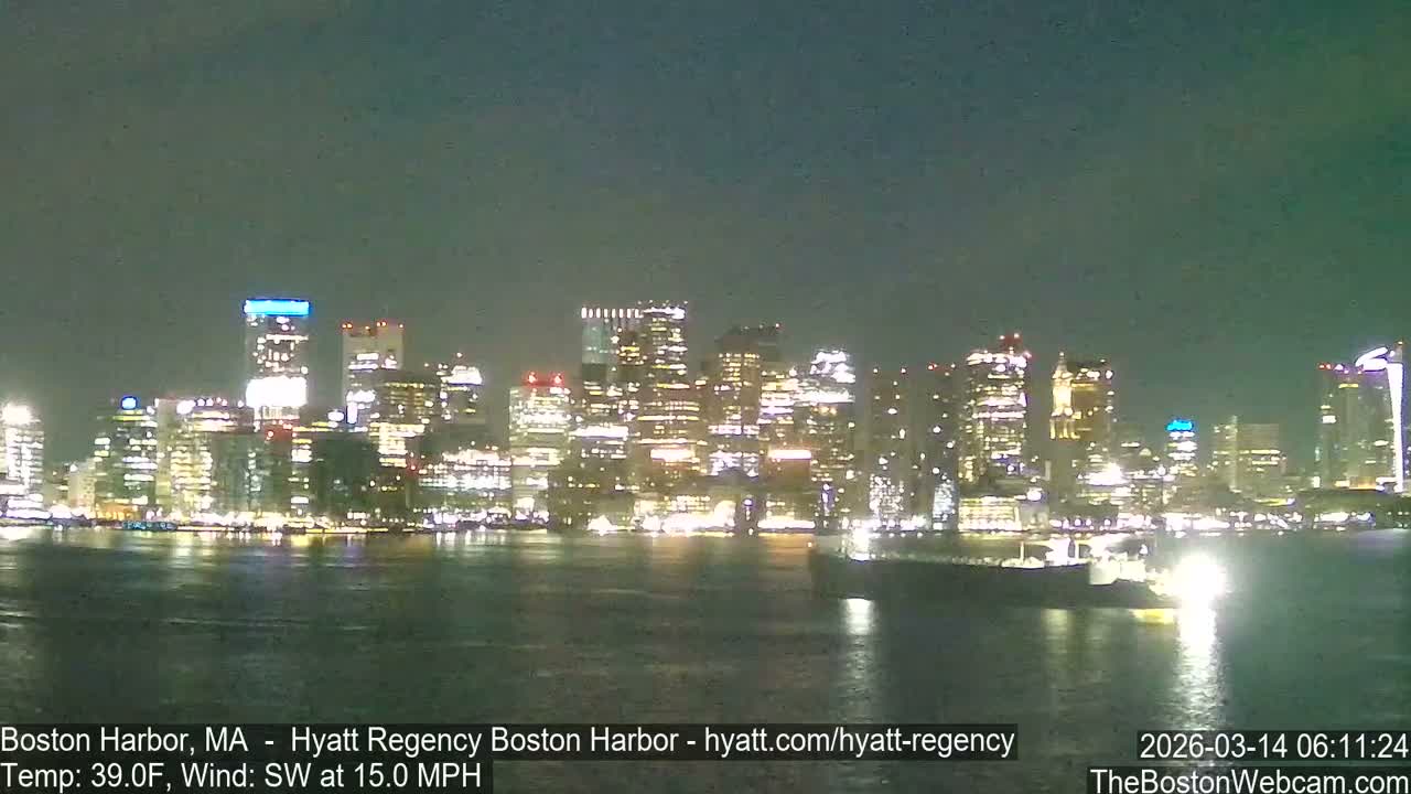 Boston Harbor, Massachusetts  Live Cam - Boston, Massachusetts, USA