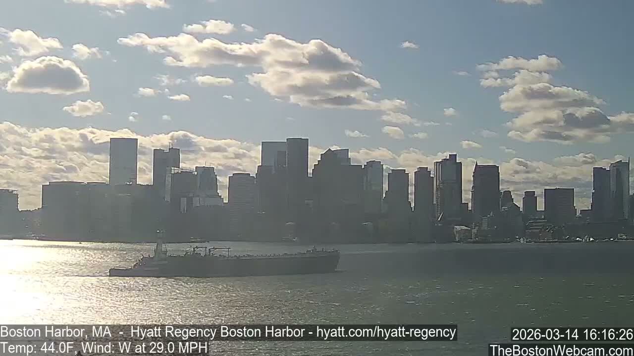Boston Harbor, Massachusetts  Live Cam - Boston, Massachusetts, USA