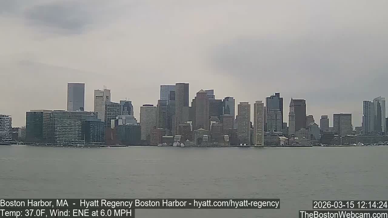 Boston Harbor, Massachusetts  Live Cam - Boston, Massachusetts, USA