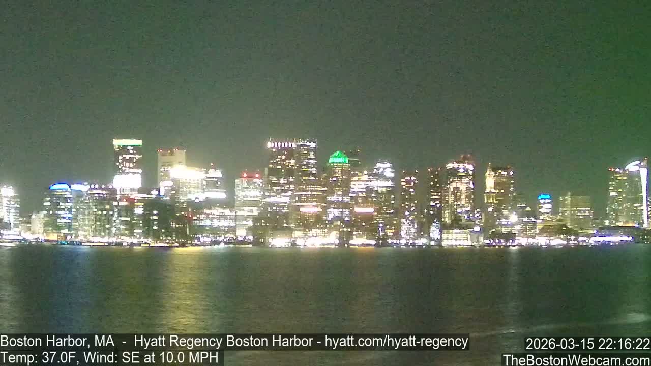 Boston Harbor, Massachusetts  Live Cam - Boston, Massachusetts, USA