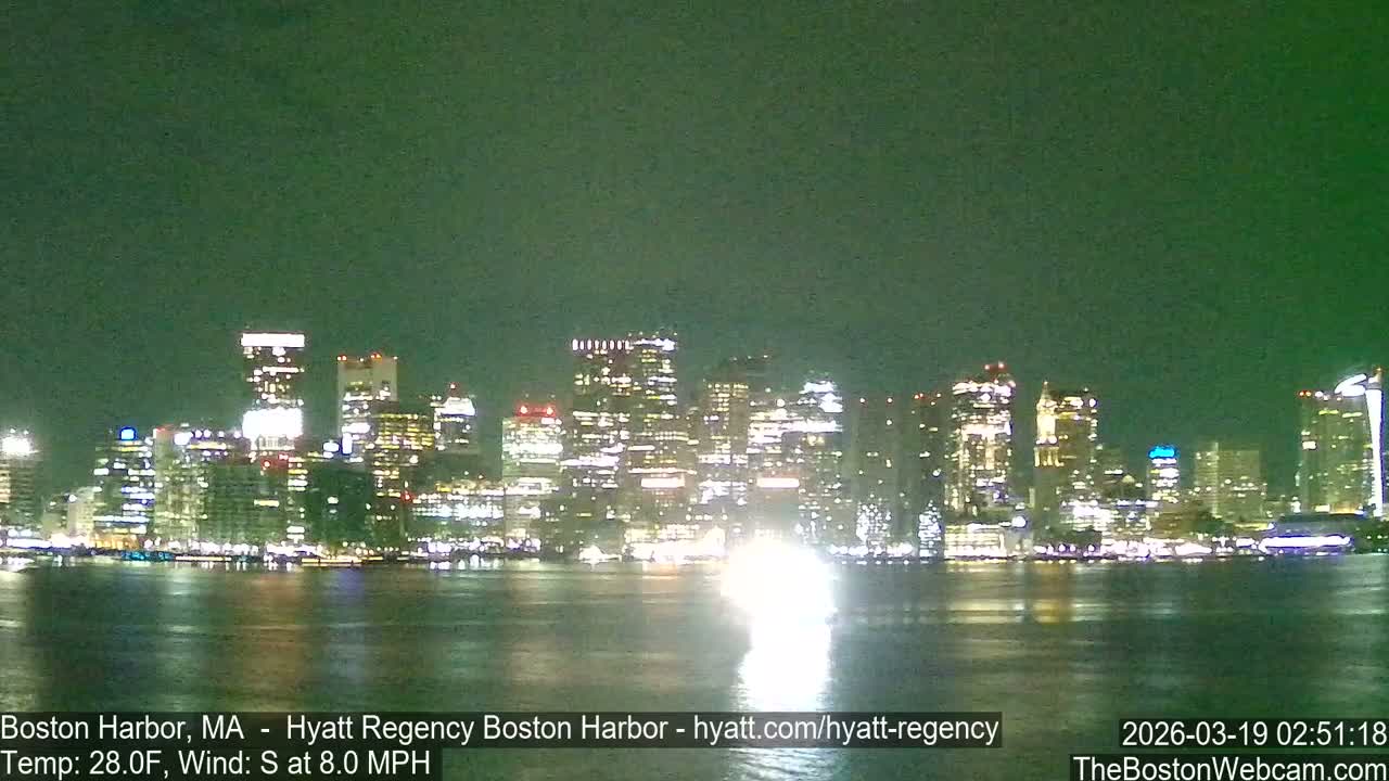 Boston Harbor, Massachusetts  Live Cam - Boston, Massachusetts, USA