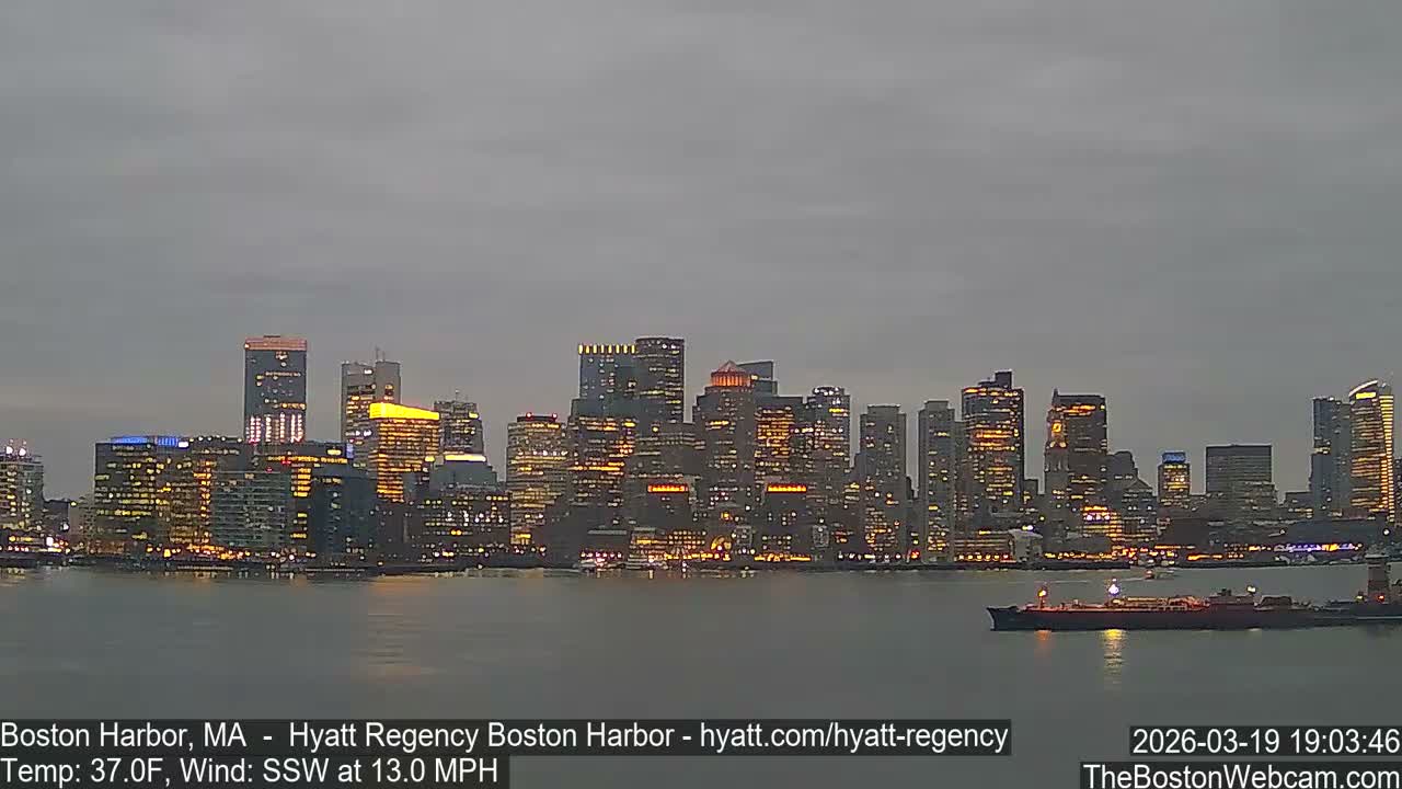 Boston Harbor, Massachusetts  Live Cam - Boston, Massachusetts, USA