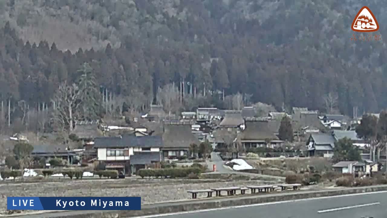 Kyoto, Nantan, Miyamachokita Miyama Thatched Kayabuki Village ( 京都・南丹・美山町北 美山かやぶきの里 ) Live Cam - Choda, Miyamachokita, Nantan, Kyoto, Kyōto, Kansai, Japan 