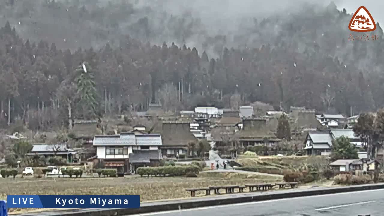 Kyoto, Nantan, Miyamachokita Miyama Thatched Kayabuki Village ( 京都・南丹・美山町北 美山かやぶきの里 ) Live Cam - Choda, Miyamachokita, Nantan, Kyoto, Kyōto, Kansai, Japan 