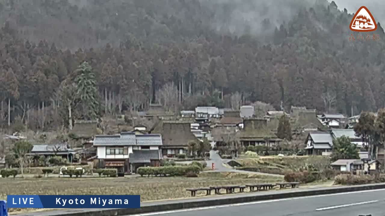 Kyoto, Nantan, Miyamachokita Miyama Thatched Kayabuki Village ( 京都・南丹・美山町北 美山かやぶきの里 ) Live Cam - Choda, Miyamachokita, Nantan, Kyoto, Kyōto, Kansai, Japan 
