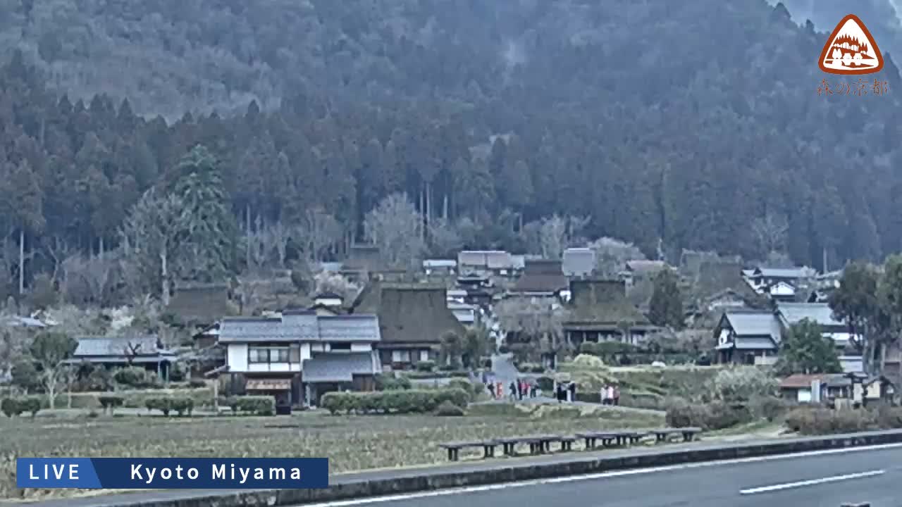 Kyoto, Nantan, Miyamachokita Miyama Thatched Kayabuki Village ( 京都・南丹・美山町北 美山かやぶきの里 ) Live Cam - Choda, Miyamachokita, Nantan, Kyoto, Kyōto, Kansai, Japan 