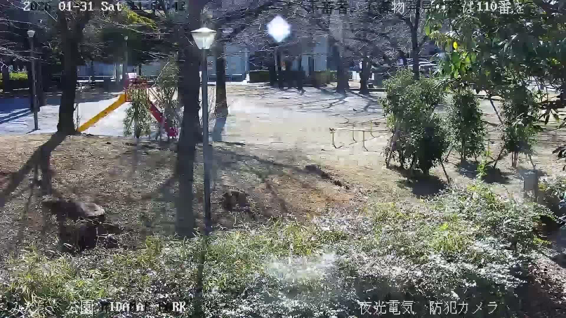 Tokyo, Yazaike, Adachi Kuritsu Midamae Park towards South ( 東京・谷在家・足立区立御大前公園南方面 ) Live Cam - 1 Chome, Yazaike, Adachi-ku, Tokyo, Kanto, Honshu, Japan