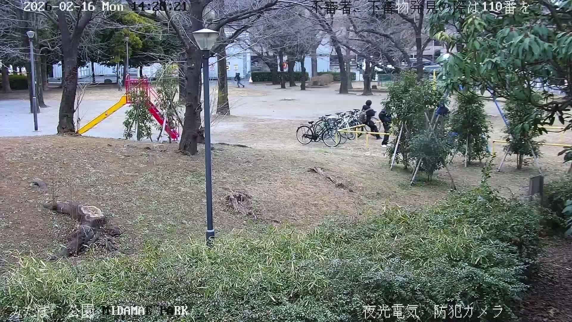 Tokyo, Yazaike, Adachi Kuritsu Midamae Park towards South ( 東京・谷在家・足立区立御大前公園南方面 ) Live Cam - 1 Chome, Yazaike, Adachi-ku, Tokyo, Kanto, Honshu, Japan