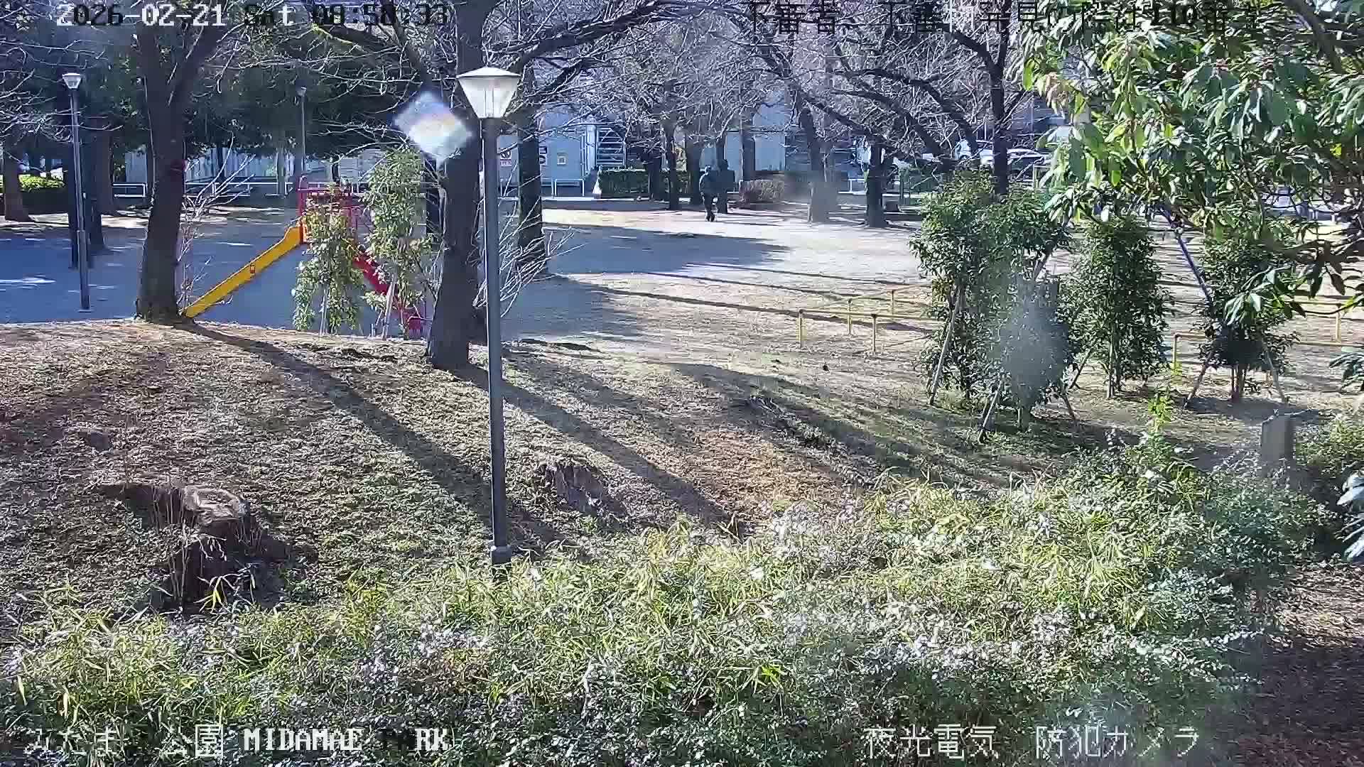 Tokyo, Yazaike, Adachi Kuritsu Midamae Park towards South ( 東京・谷在家・足立区立御大前公園南方面 ) Live Cam - 1 Chome, Yazaike, Adachi-ku, Tokyo, Kanto, Honshu, Japan