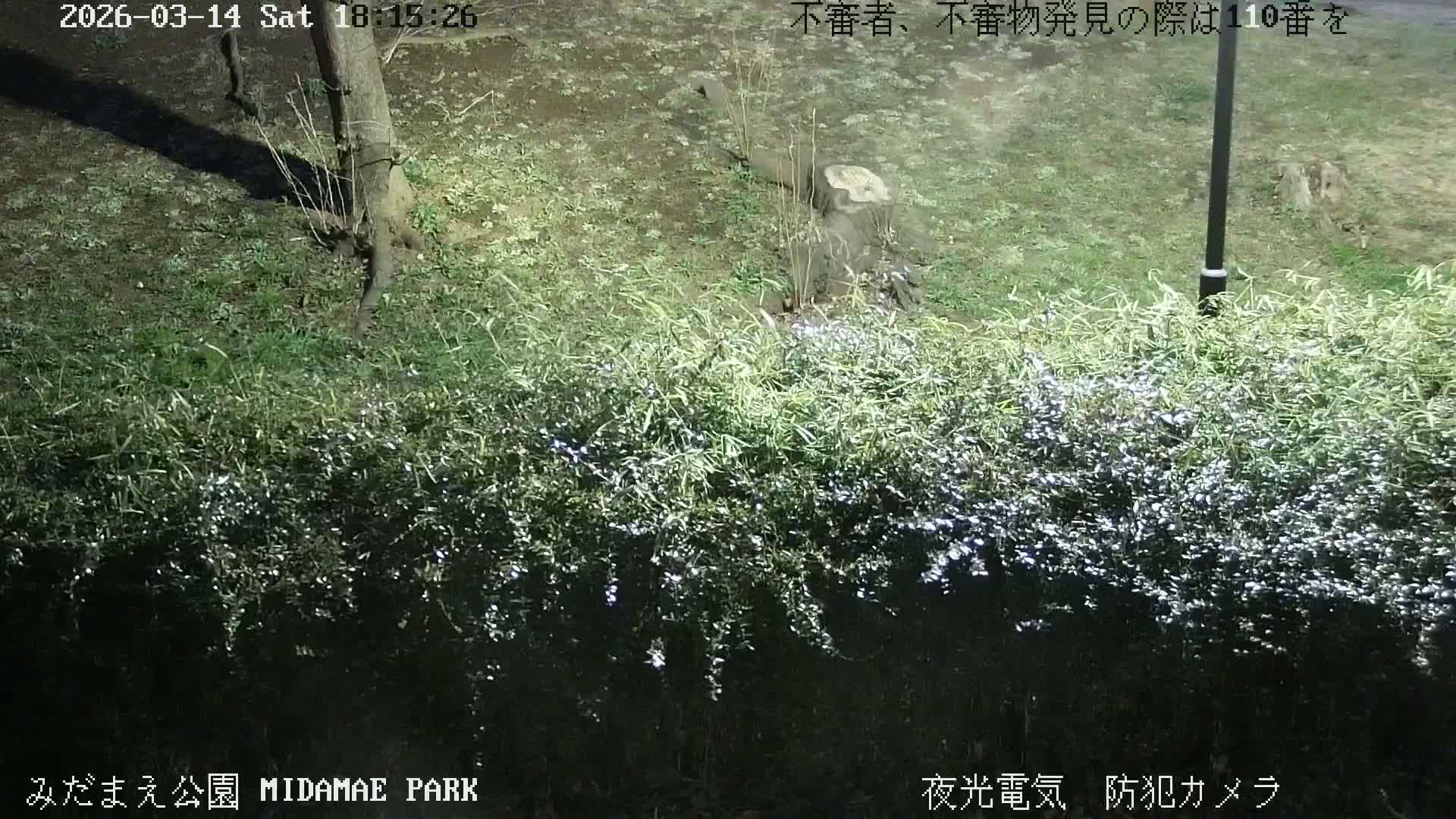 Tokyo, Yazaike, Adachi Kuritsu Midamae Park towards South ( 東京・谷在家・足立区立御大前公園南方面 ) Live Cam - 1 Chome, Yazaike, Adachi-ku, Tokyo, Kanto, Honshu, Japan