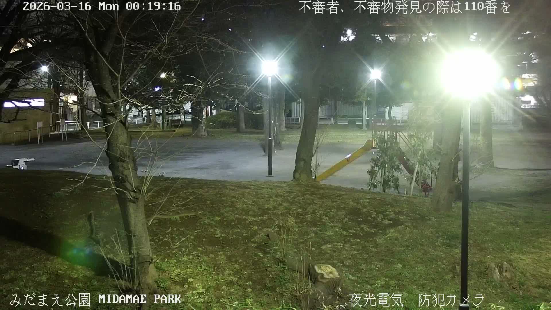 Tokyo, Yazaike, Adachi Kuritsu Midamae Park towards South ( 東京・谷在家・足立区立御大前公園南方面 ) Live Cam - 1 Chome, Yazaike, Adachi-ku, Tokyo, Kanto, Honshu, Japan