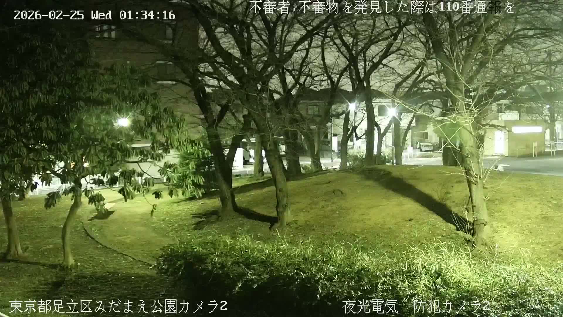Tokyo, Yazaike, Adachi Kuritsu Midamae Park towards East ( 東京・谷在家・足立区立御大前公園東方向 ) Live Cam - 1 Chome, Yazaike, Adachi-ku, Tokyo, Kanto, Honshu, Japan