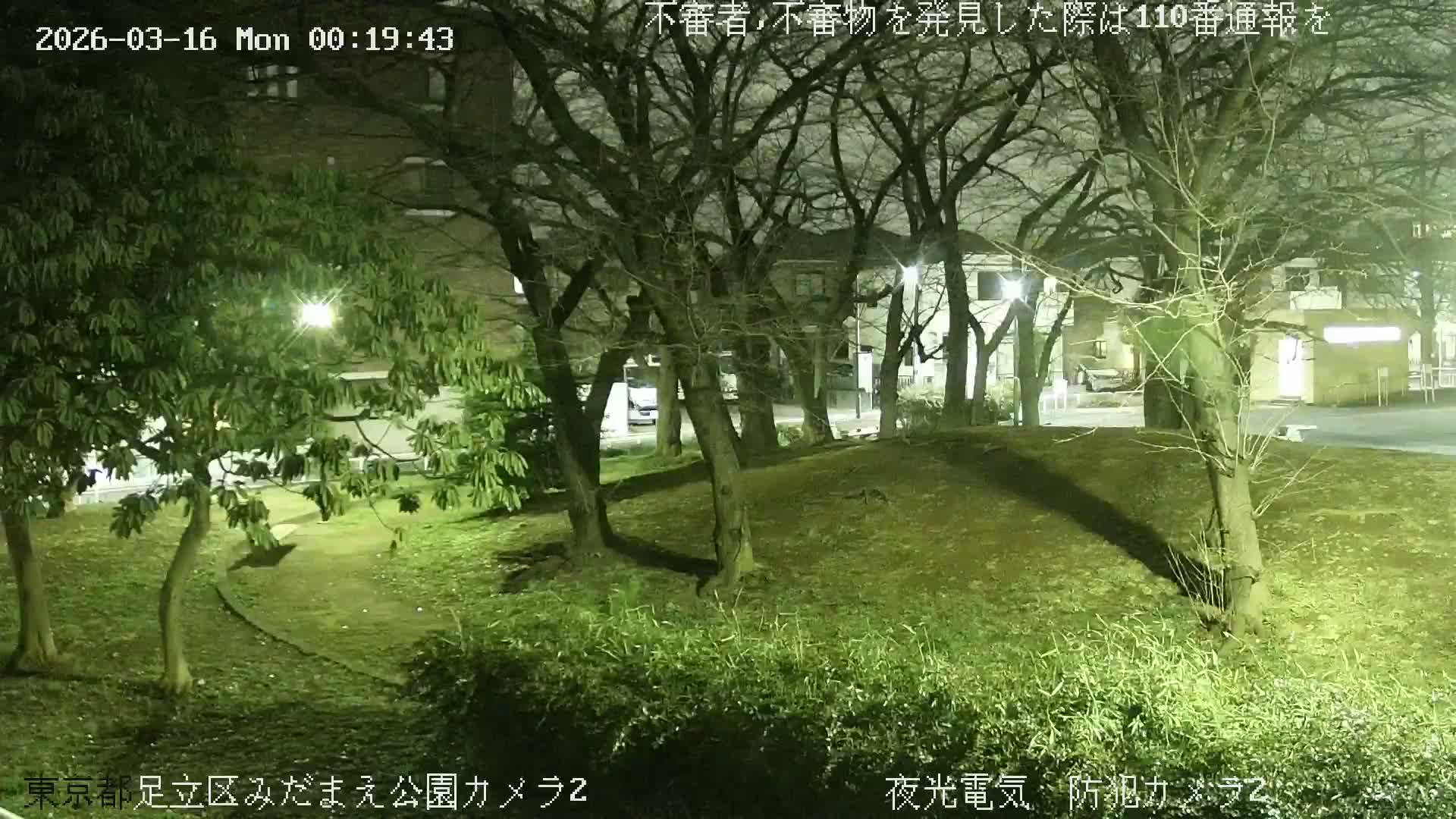 Tokyo, Yazaike, Adachi Kuritsu Midamae Park towards East ( 東京・谷在家・足立区立御大前公園東方向 ) Live Cam - 1 Chome, Yazaike, Adachi-ku, Tokyo, Kanto, Honshu, Japan