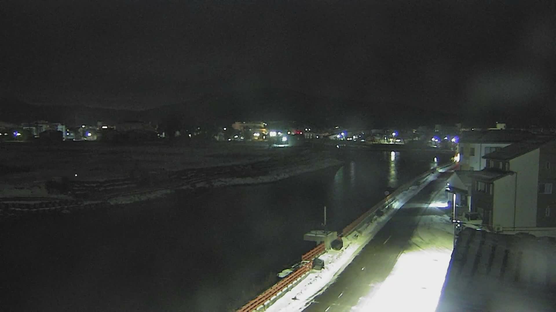 Ishikawa, Wajima City towards South&East View & Kawaharata River ( 石川県輪島市、南側の景色と川原田川方面 ) PTZ Live Cam  - Shimomachi, Fugeshimachi, Wajima, Ishikawa, Chūbu, Honshu, Japan