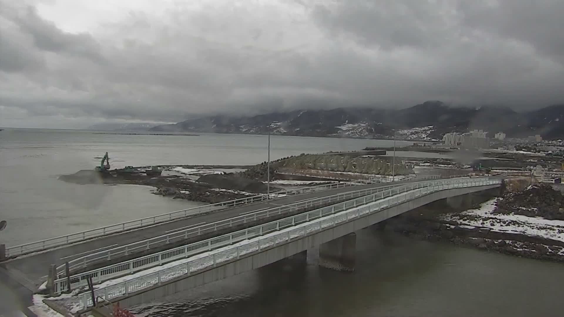 Ishikawa, Wajima City towards South&East View & Kawaharata River ( 石川県輪島市、南側の景色と川原田川方面 ) PTZ Live Cam  - Shimomachi, Fugeshimachi, Wajima, Ishikawa, Chūbu, Honshu, Japan