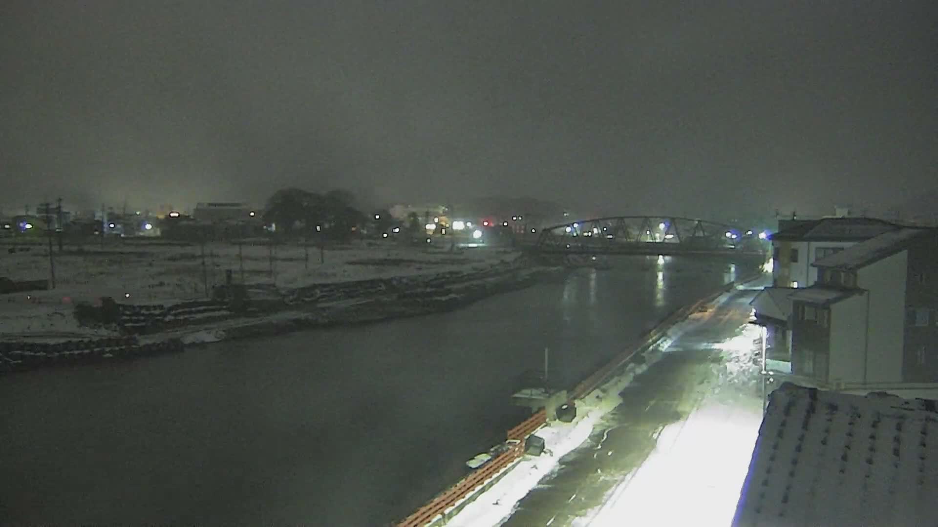 Ishikawa, Wajima City towards South&East View & Kawaharata River ( 石川県輪島市、南側の景色と川原田川方面 ) PTZ Live Cam  - Shimomachi, Fugeshimachi, Wajima, Ishikawa, Chūbu, Honshu, Japan