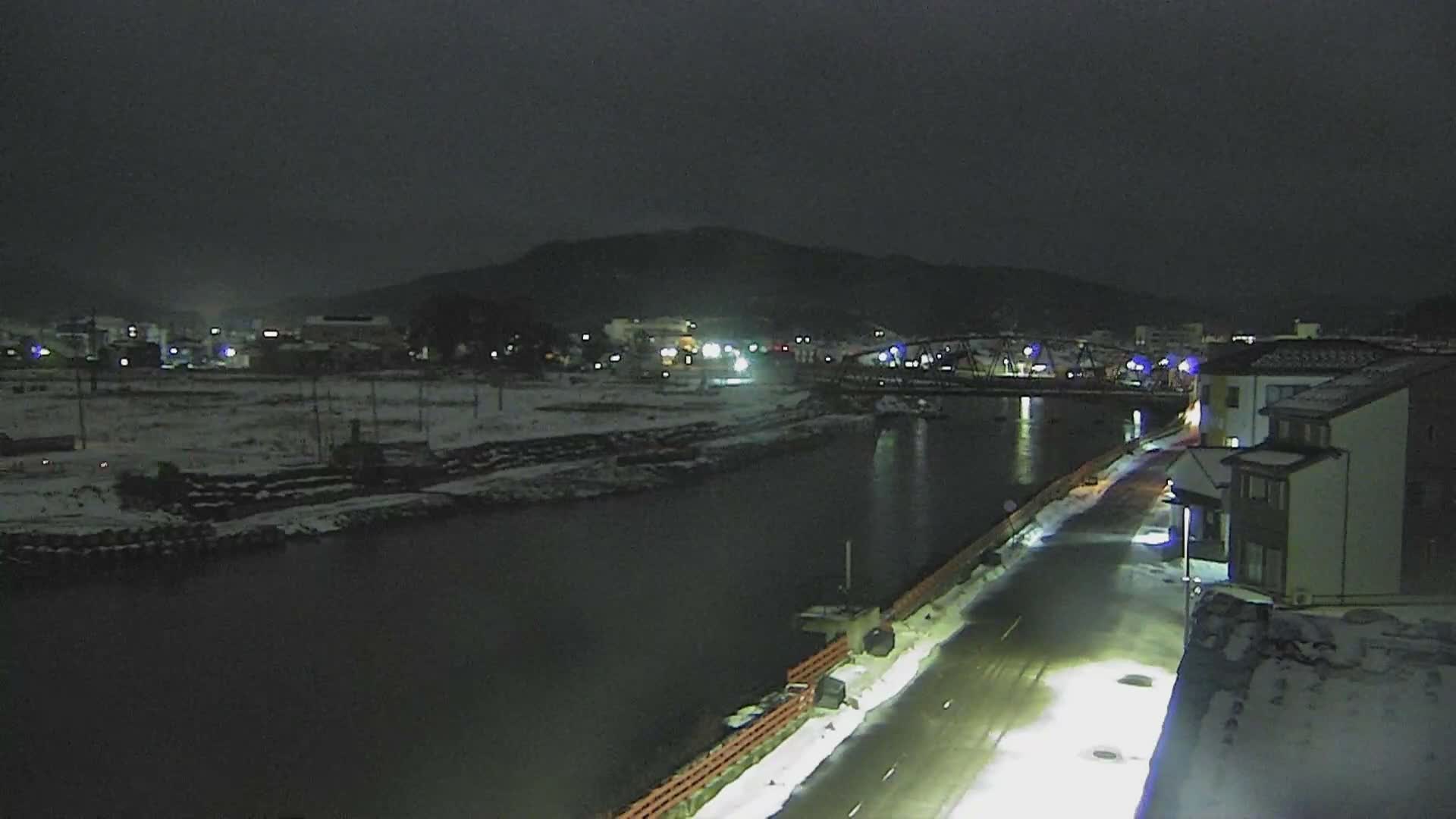 Ishikawa, Wajima City towards South&East View & Kawaharata River ( 石川県輪島市、南側の景色と川原田川方面 ) PTZ Live Cam  - Shimomachi, Fugeshimachi, Wajima, Ishikawa, Chūbu, Honshu, Japan