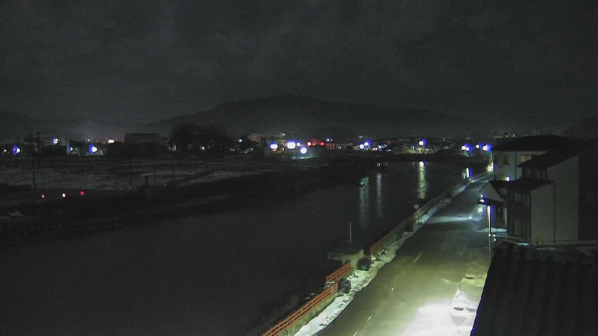 Ishikawa, Wajima City towards South&East View & Kawaharata River ( 石川県輪島市、南側の景色と川原田川方面 ) PTZ Live Cam  - Shimomachi, Fugeshimachi, Wajima, Ishikawa, Chūbu, Honshu, Japan