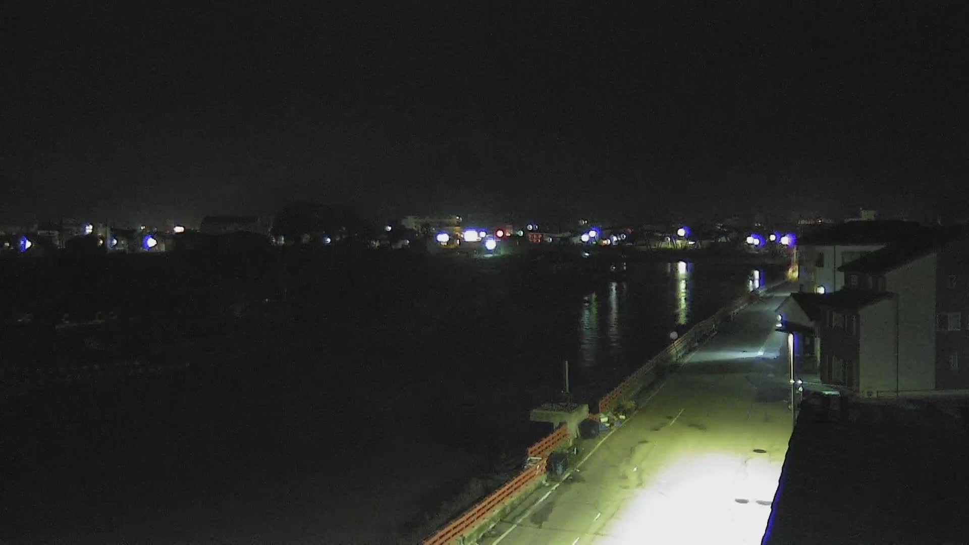 Ishikawa, Wajima City towards South&East View & Kawaharata River ( 石川県輪島市、南側の景色と川原田川方面 ) PTZ Live Cam  - Shimomachi, Fugeshimachi, Wajima, Ishikawa, Chūbu, Honshu, Japan