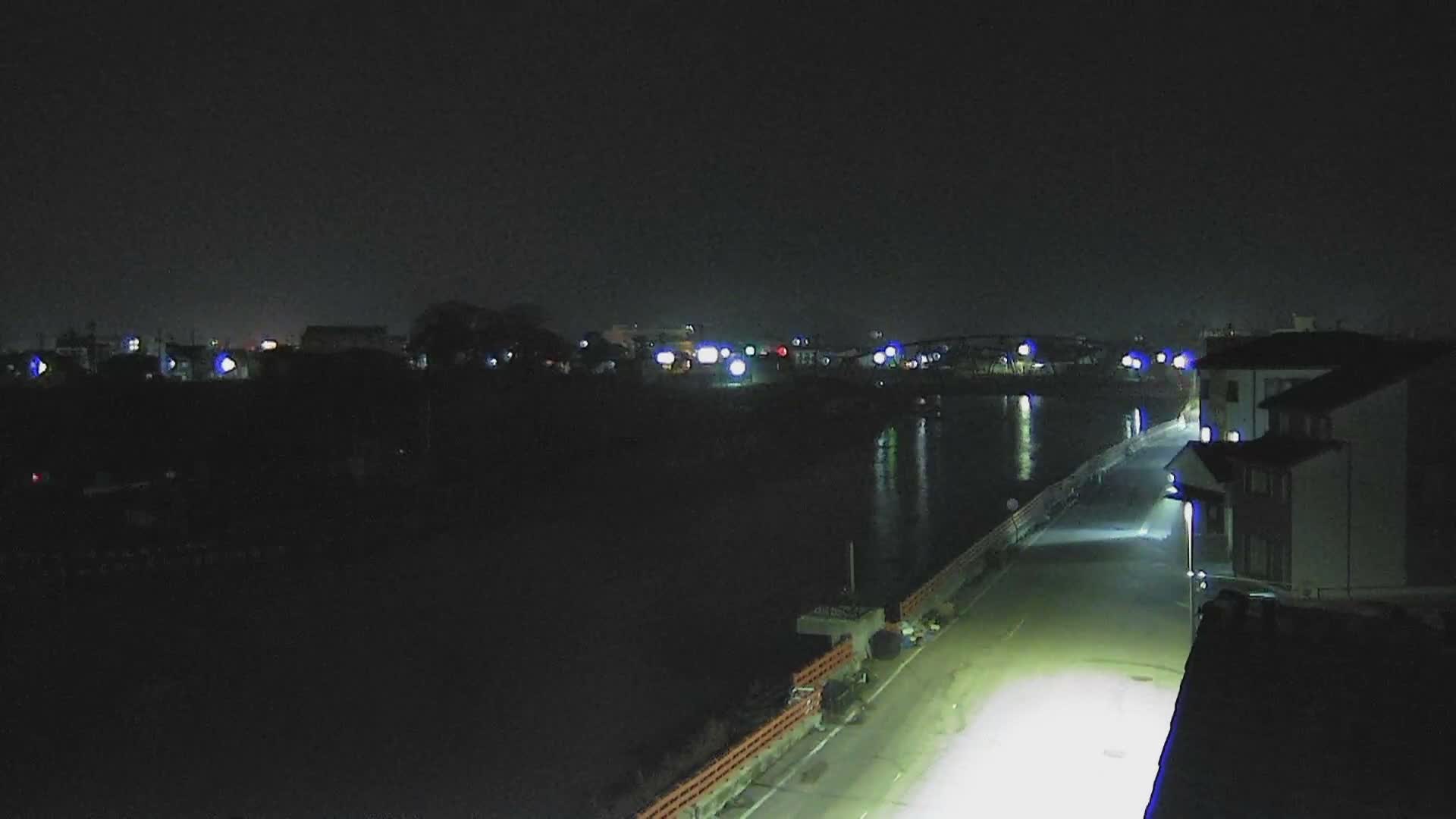 Ishikawa, Wajima City towards South&East View & Kawaharata River ( 石川県輪島市、南側の景色と川原田川方面 ) PTZ Live Cam  - Shimomachi, Fugeshimachi, Wajima, Ishikawa, Chūbu, Honshu, Japan