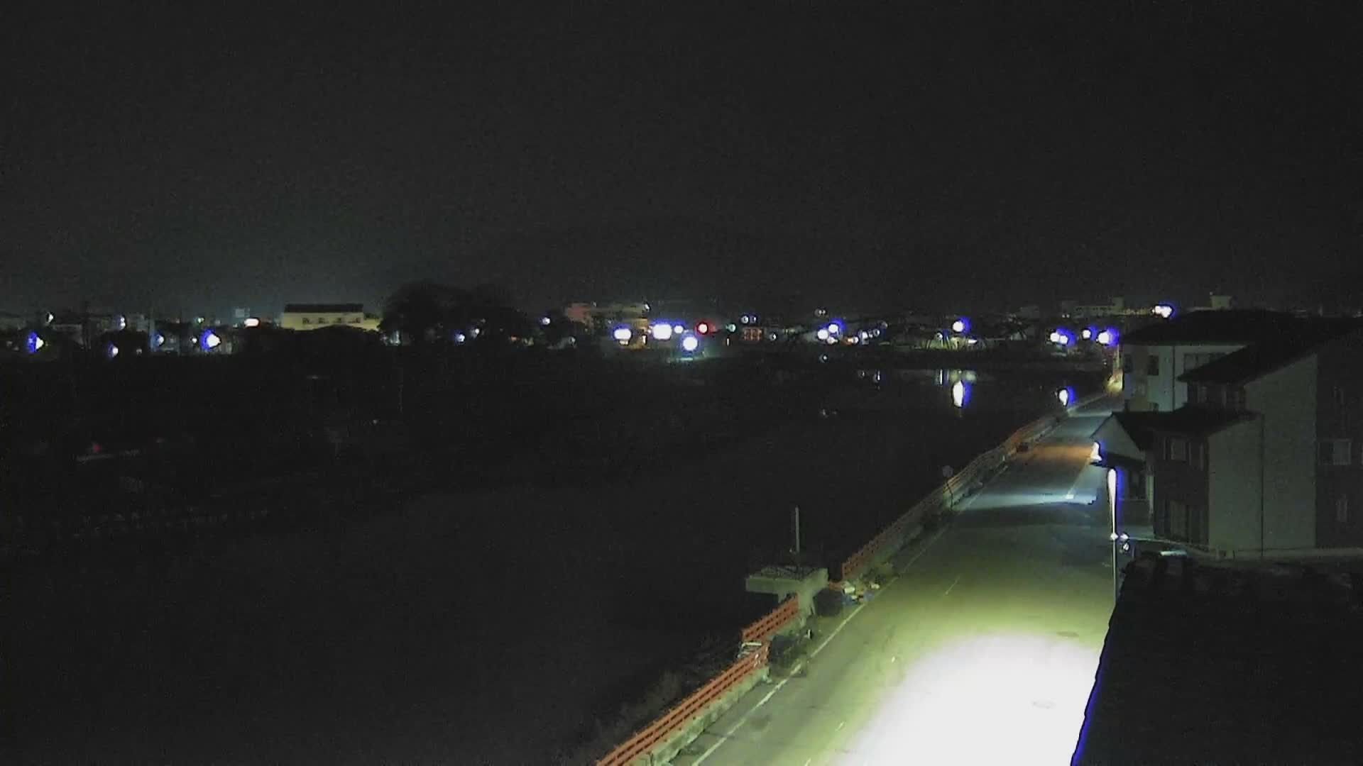 Ishikawa, Wajima City towards South&East View & Kawaharata River ( 石川県輪島市、南側の景色と川原田川方面 ) PTZ Live Cam  - Shimomachi, Fugeshimachi, Wajima, Ishikawa, Chūbu, Honshu, Japan