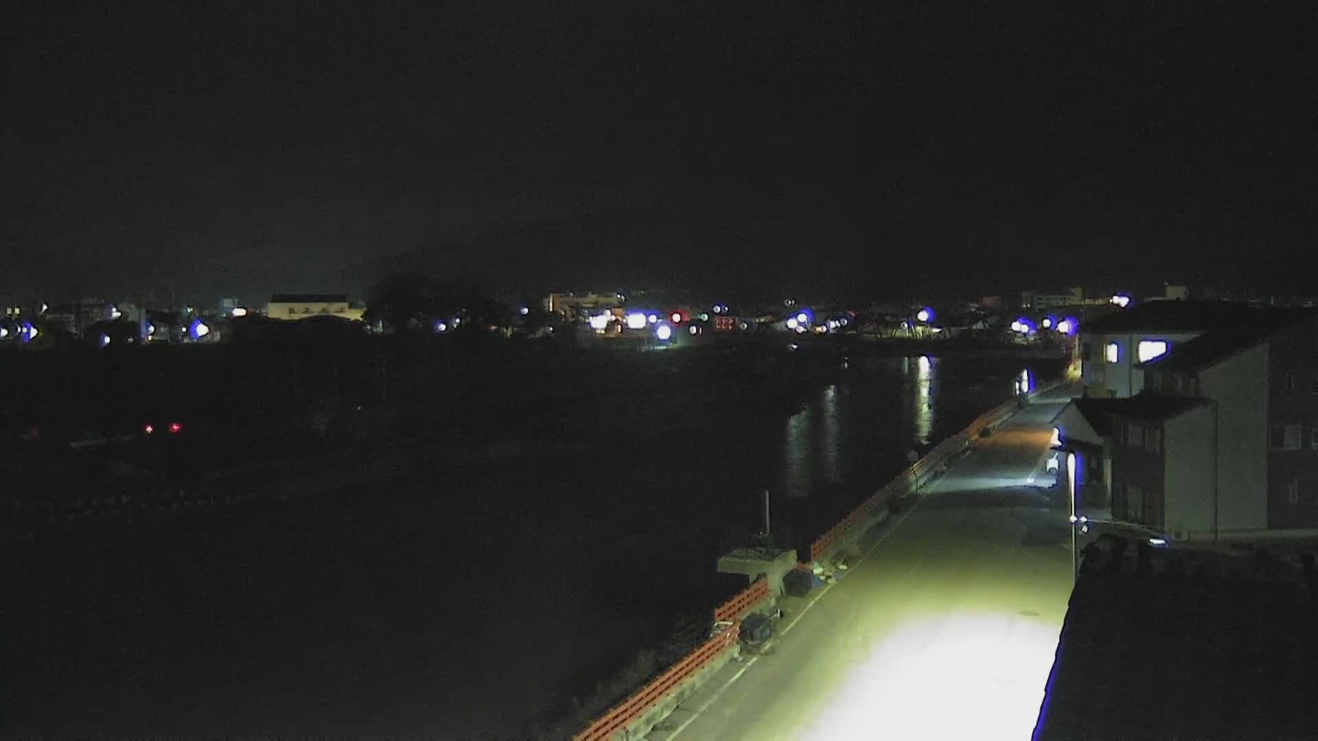 Ishikawa, Wajima City towards South&East View & Kawaharata River ( 石川県輪島市、南側の景色と川原田川方面 ) PTZ Live Cam  - Shimomachi, Fugeshimachi, Wajima, Ishikawa, Chūbu, Honshu, Japan