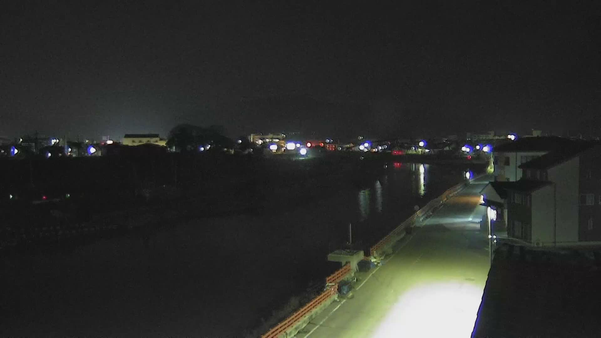 Ishikawa, Wajima City towards South&East View & Kawaharata River ( 石川県輪島市、南側の景色と川原田川方面 ) PTZ Live Cam  - Shimomachi, Fugeshimachi, Wajima, Ishikawa, Chūbu, Honshu, Japan