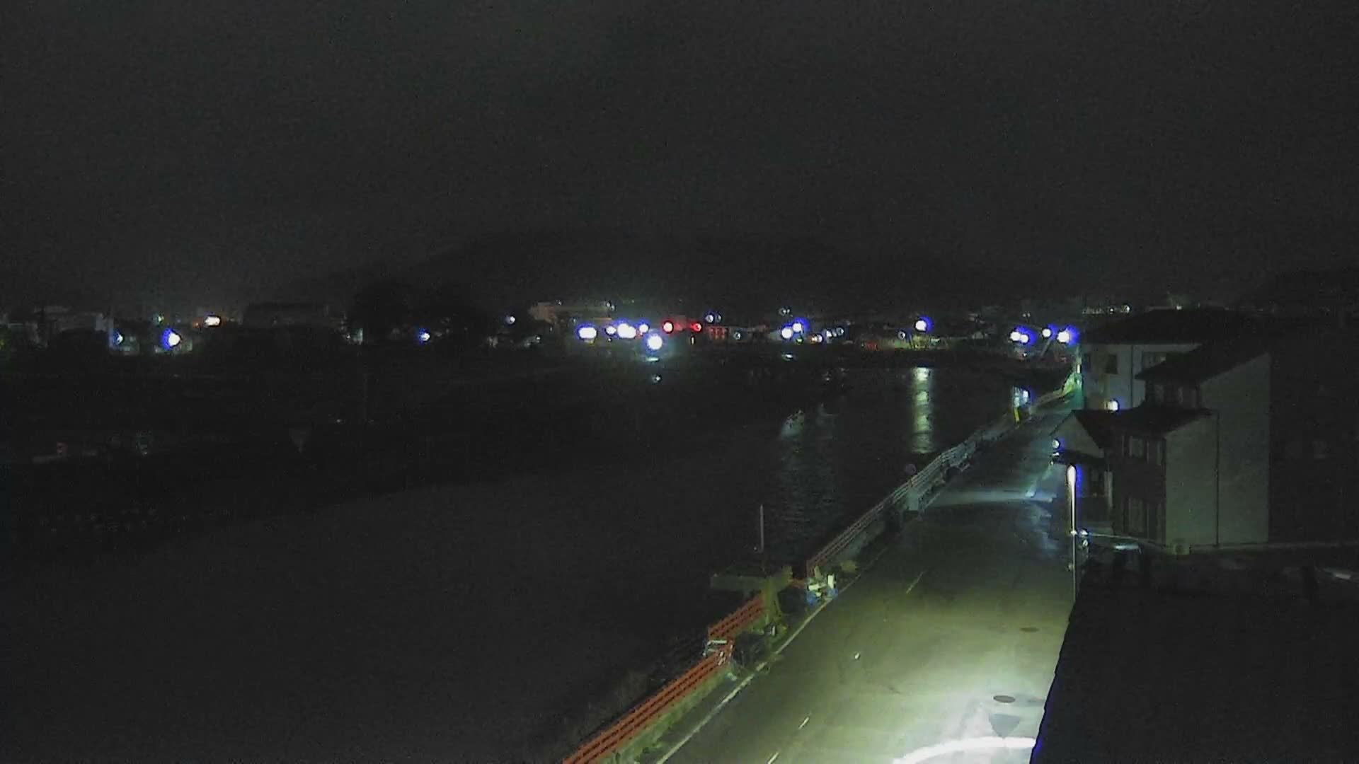Ishikawa, Wajima City towards South&East View & Kawaharata River ( 石川県輪島市、南側の景色と川原田川方面 ) PTZ Live Cam  - Shimomachi, Fugeshimachi, Wajima, Ishikawa, Chūbu, Honshu, Japan