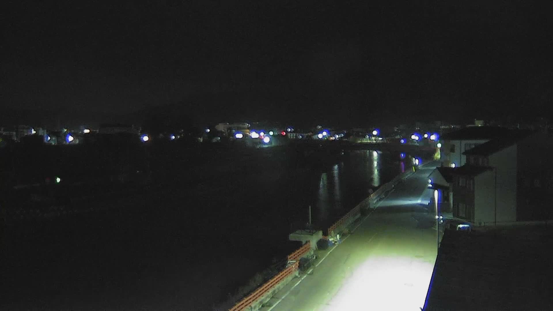 Ishikawa, Wajima City towards South&East View & Kawaharata River ( 石川県輪島市、南側の景色と川原田川方面 ) PTZ Live Cam  - Shimomachi, Fugeshimachi, Wajima, Ishikawa, Chūbu, Honshu, Japan