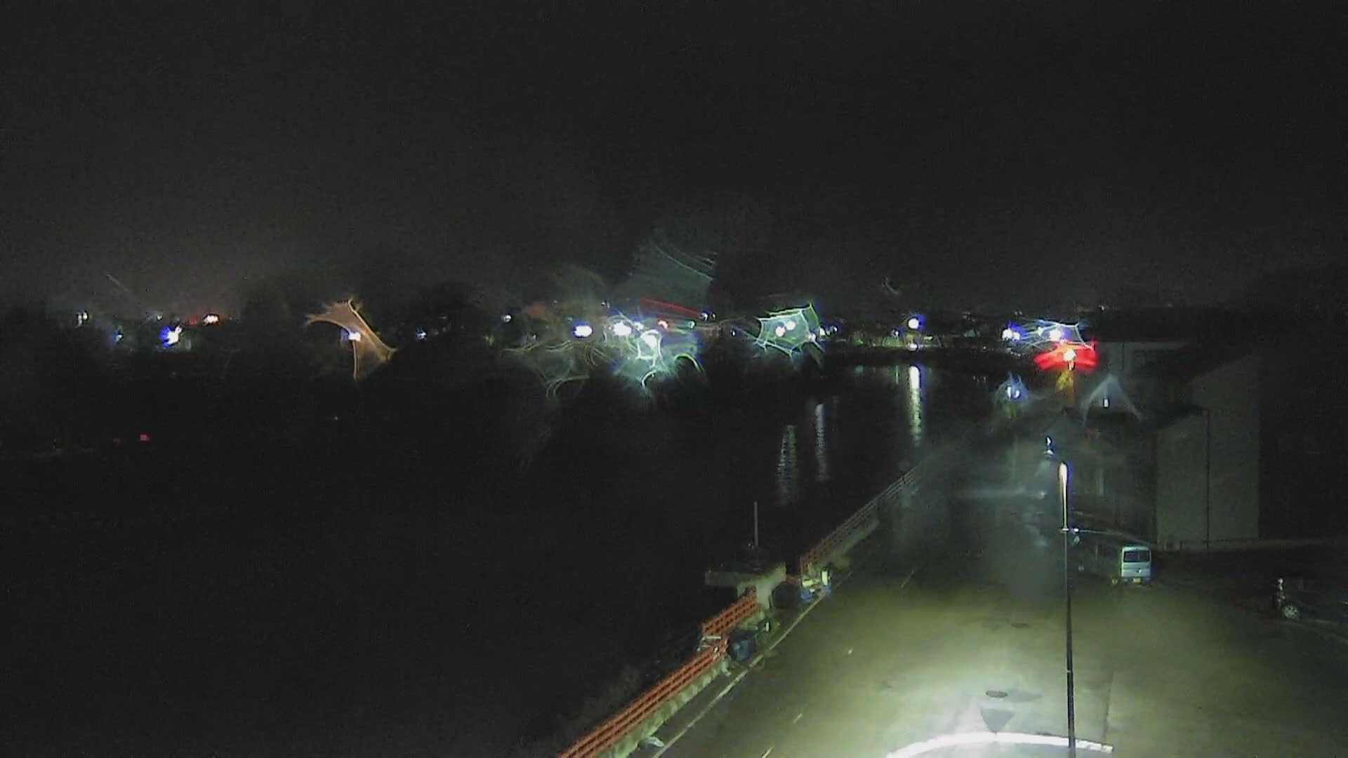 Ishikawa, Wajima City towards South&East View & Kawaharata River ( 石川県輪島市、南側の景色と川原田川方面 ) PTZ Live Cam  - Shimomachi, Fugeshimachi, Wajima, Ishikawa, Chūbu, Honshu, Japan