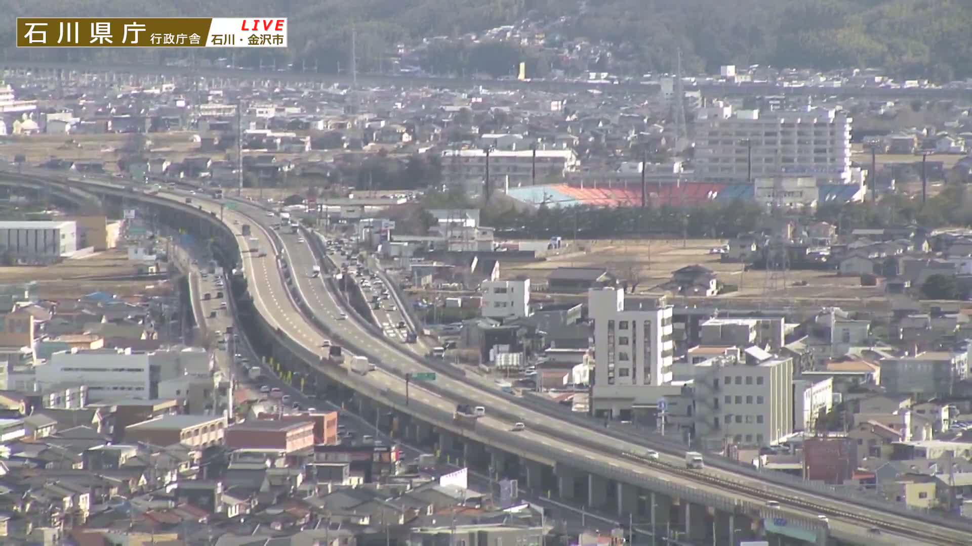 Ishikawa, Kanazawa Prefectural Office / Chuo Hospital Intersection ( 石川県金沢県庁・中央病院交差点 ) Live Cam - 1 Chome, Kuratsuki, Kanazawa, Ishikawa, Chūbu, Honshu, Japan