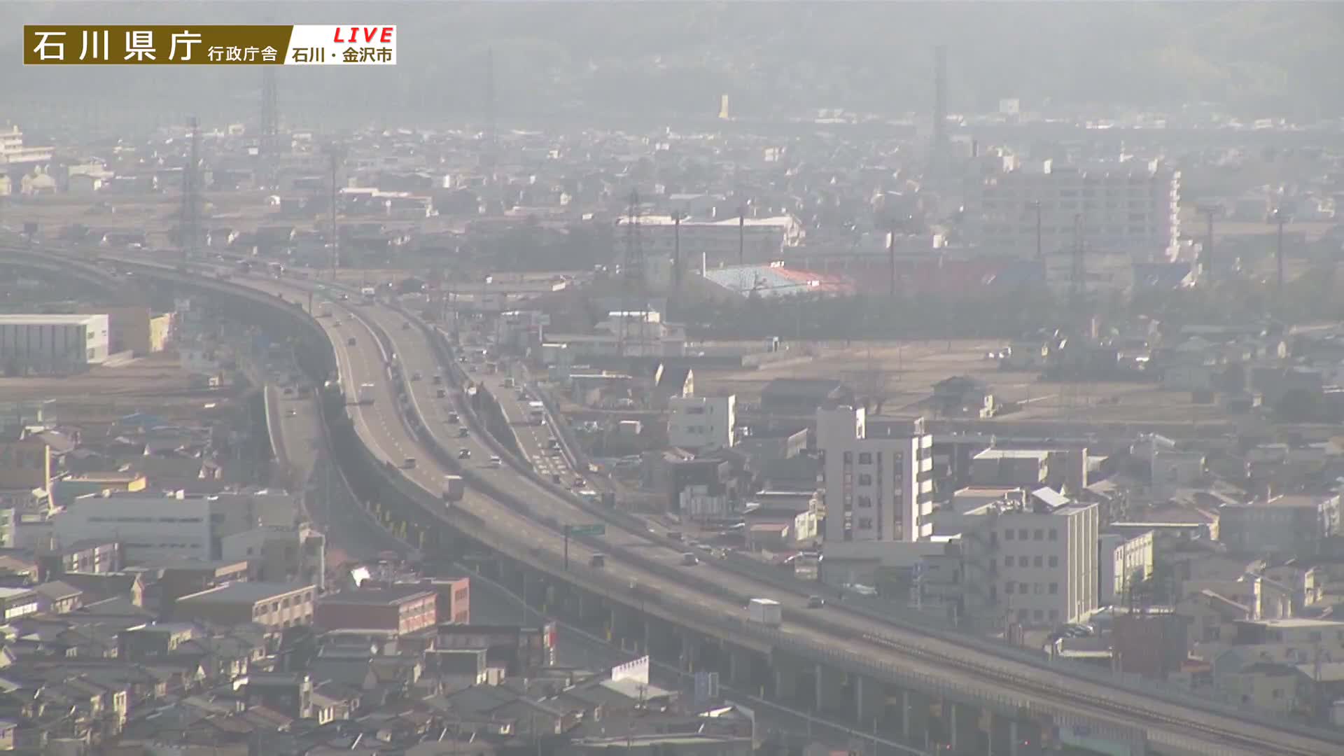 Ishikawa, Kanazawa Prefectural Office / Chuo Hospital Intersection ( 石川県金沢県庁・中央病院交差点 ) Live Cam - 1 Chome, Kuratsuki, Kanazawa, Ishikawa, Chūbu, Honshu, Japan