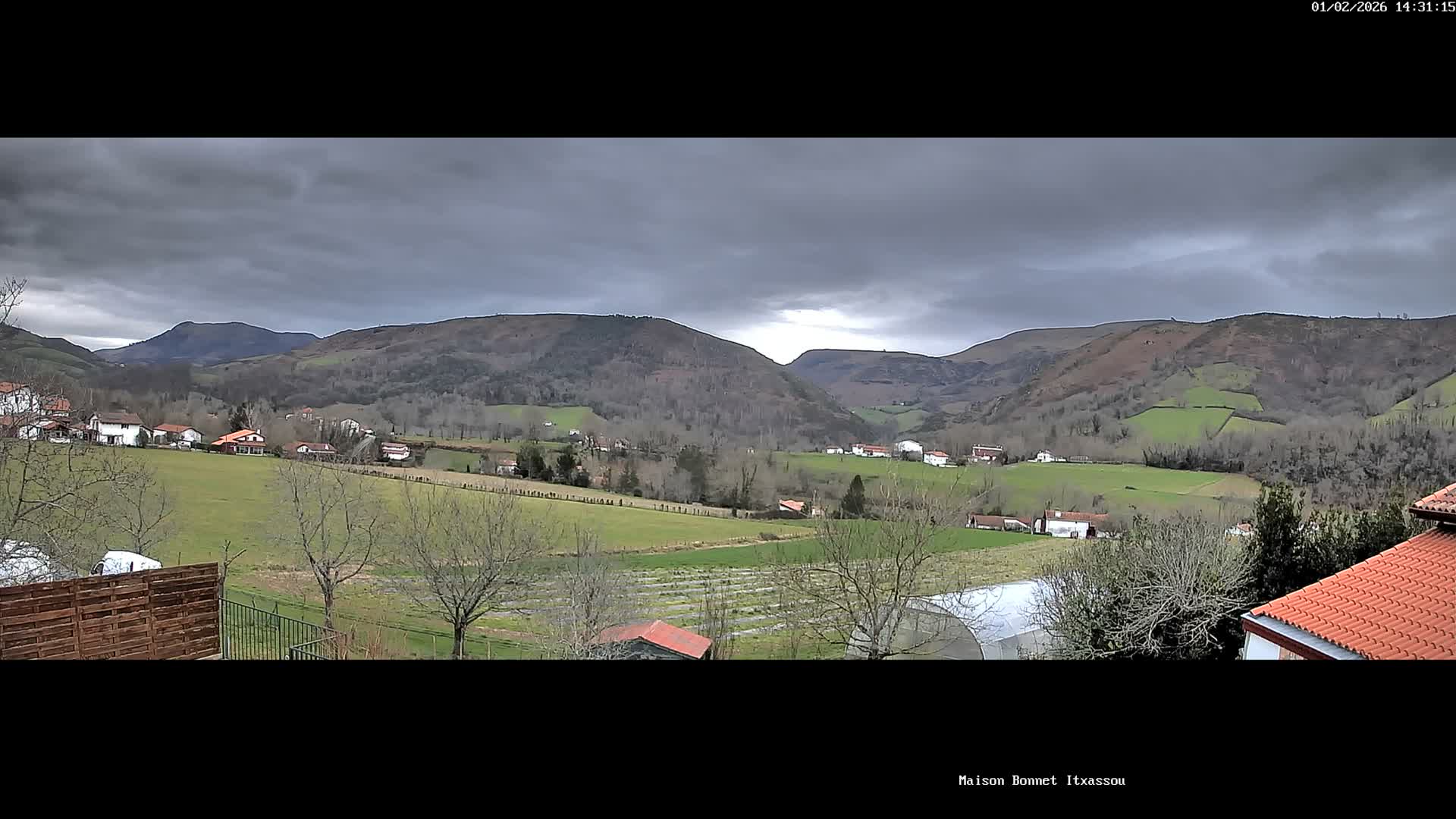 Itxassou Village Live Cam - Bayonne, Pyrénées-Atlantiques, Nouvelle-Aquitaine, France