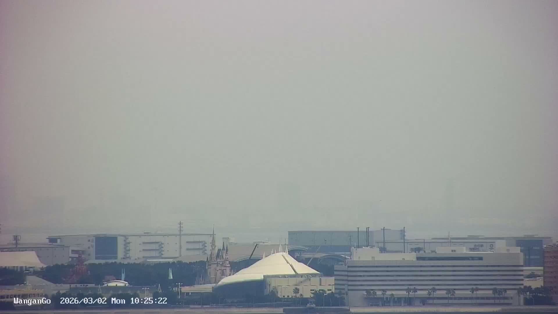 Tokyo,  Surround from Chuo-ku ,Disneyland ,Bridges, Airportes, Tokyo Bay, Industriy Areas, Seaports, Sycrapers   ( 東京周辺、ディズニーランド、橋、空港、東京湾、工業地帯、港、シクラメン、周辺 )  Surround PTZ  Live Cam - 1 Chome, Ariake, Koto-ku, Tokyo, Kantō, Honshu, Japan